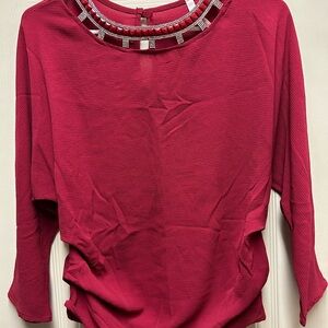 Elegant Women's Red Top